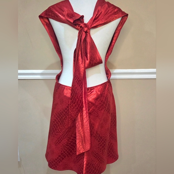 Hello Molly Vibrant Red Textured Dress Size Xl NWOT. - Picture 6 of 10